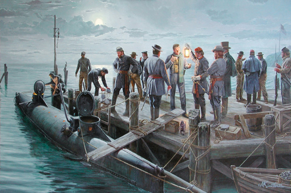 February 17, 1864 Hunley – Historical Easter Eggs – Today in History