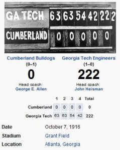 GA Tech v Cumberland