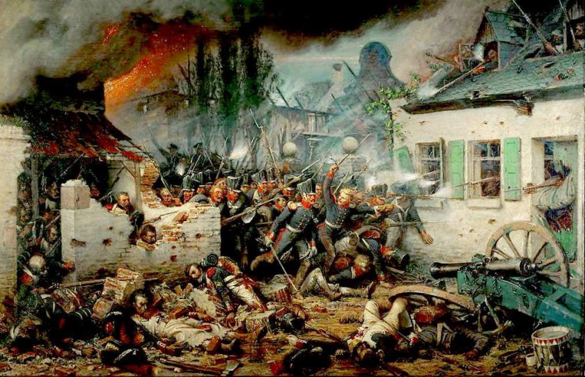 Waterloo, Chateau Battle