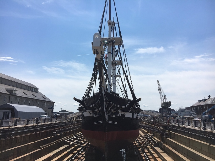 Old Ironsides, Drydock
