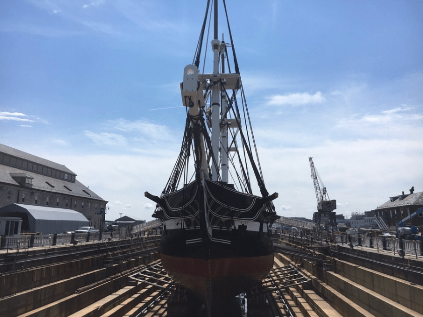 Old Ironsides, Drydock