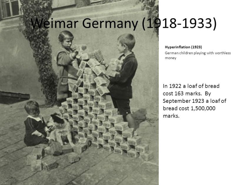 Weimar+Germany+(1918-1933)+Hyperinflation+(1923)+German+children+playing+with+worthless+money