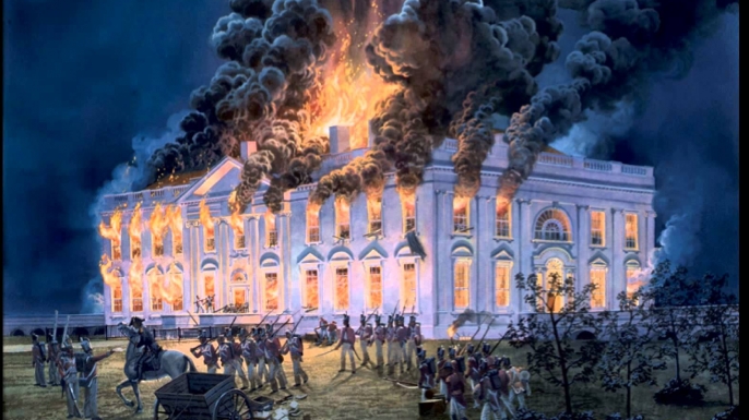 British burn the White House