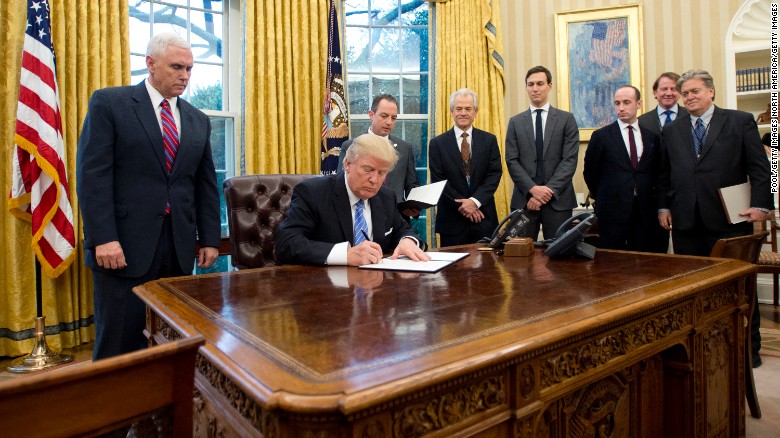 President Trump at Resoute Desk
