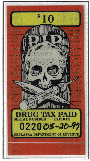 Nebraska, $10 Tax Stamp on Illegal Drugs