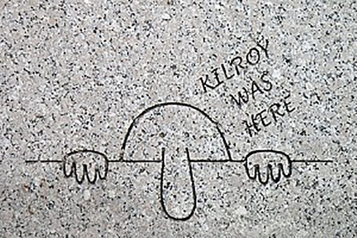 November 24, 1962 Kilroy was&nbsp;Here