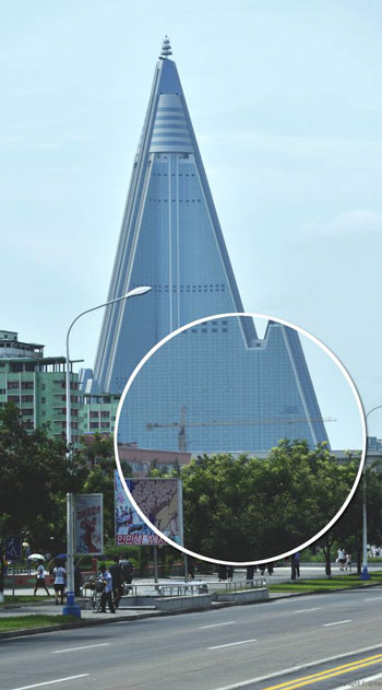 Ryugyong hotel, 2017