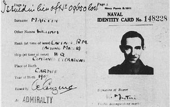 Naval identity card