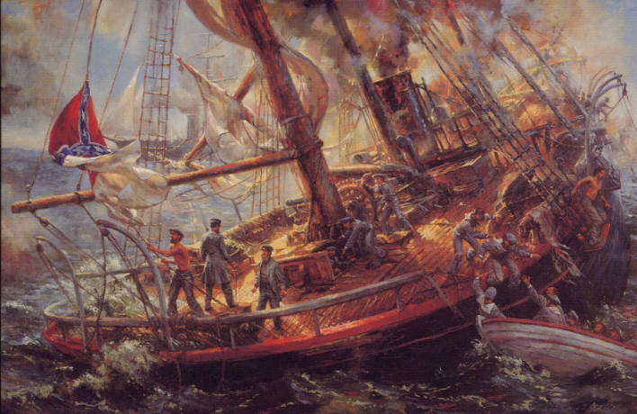 Sinking_of_the_CSS_Alabama, by Andy Thomas