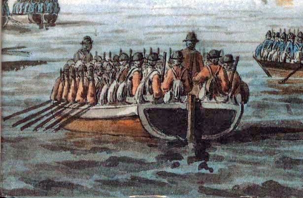 British_flat-bottomed_boat_American_Revolution