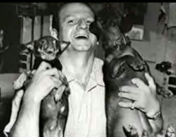Jack Ruby with dogs