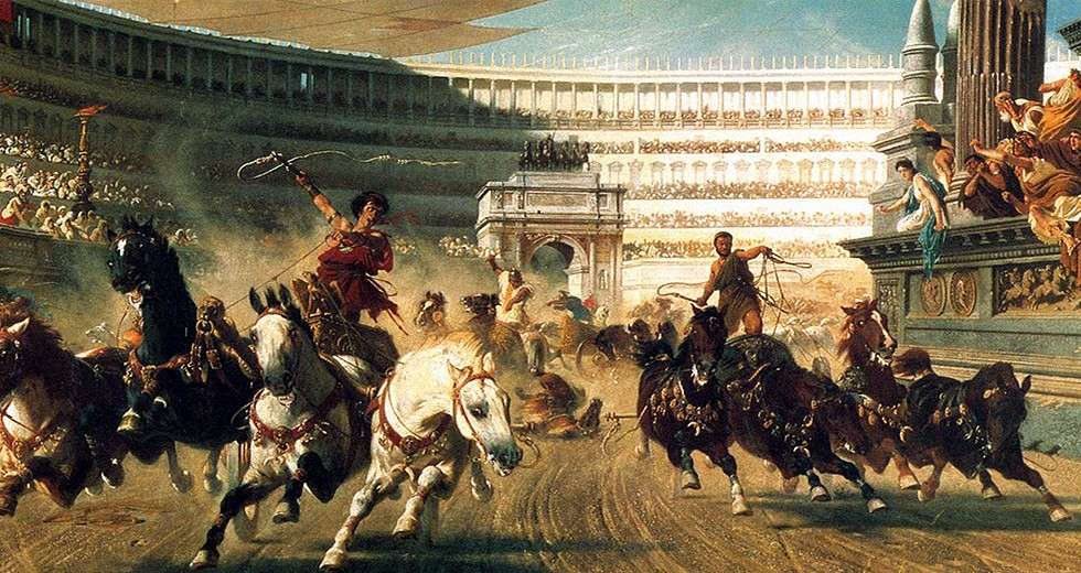 Roman Chariot Race